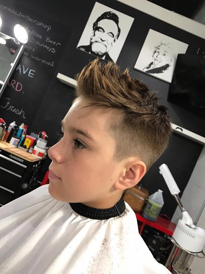 Kids' cut with textured spiky top